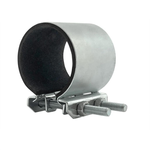 Хомут ремонтный односторонний трубный стальной оцинкованный Сансфера 49х40х70 мм