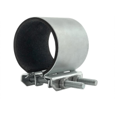 Хомут ремонтный односторонний трубный стальной оцинкованный Сансфера 41х32х70 мм