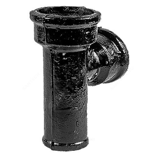 Тройник чугунный канализационный прямой Ду 100-100 90гр б/н ГОСТ 6942-98 в Санкт-Петербурге