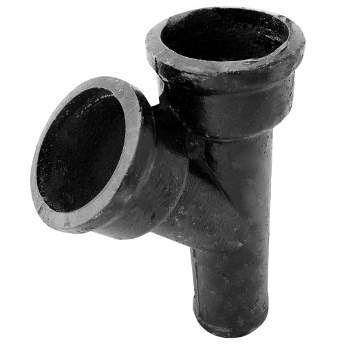 Тройник чугунный канализационный косой Ду 50-50 45гр б/н ГОСТ 6942-98 в Санкт-Петербурге