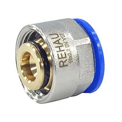 Евроконус латунный Дн 20-2,8х3/4" для PE-X труб обжим накидная гайка RAUTITAN flex Rehau в Санкт-Петербурге