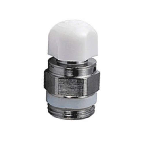 Кран Маевского ручной латунный Ду-15 (1/2") Ру-10 НР (НАР) с колпачком Giacomini R66A в Санкт-Петербурге