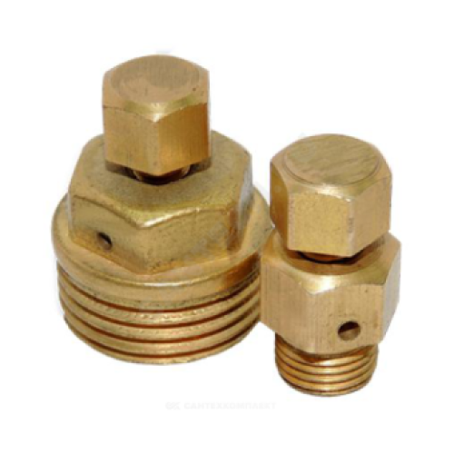 Воздухоотводчик ручной латунный М10х1,0 Ру-10 НР (НАР) угловой Цветлит ВО-1,0 в Санкт-Петербурге