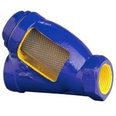 Фильтр сетчатый Y-образный чугунный Ду-20 (3/4") Ру-16 ВР (ВН) (Т<200°С) Zetkama 823A