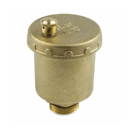Воздухоотводчик автоматический латунный Ду-15 (1/2") Ру-10 НР (НАР) с запорным клапаном Aquasfera 5001 в Санкт-Петербурге