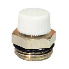 Кран Маевского ручной латунный Ду-15 (1/2") Ру-10 НР (НАР) с колпачком Ogint