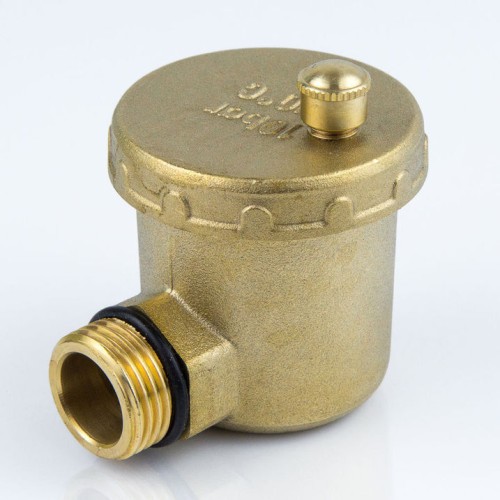 Воздухоотводчик автоматический латунный Ду-15 (1/2") Ру-10 НР (НАР) угловой Aquasfera 5004 в Санкт-Петербурге