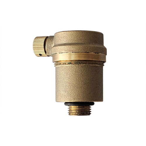 Воздухоотводчик автоматический латунный Ду-15 (1/2") Ру-14 НР (НАР) прямой с запорным клапаном Giacomini R88I в Санкт-Петербурге