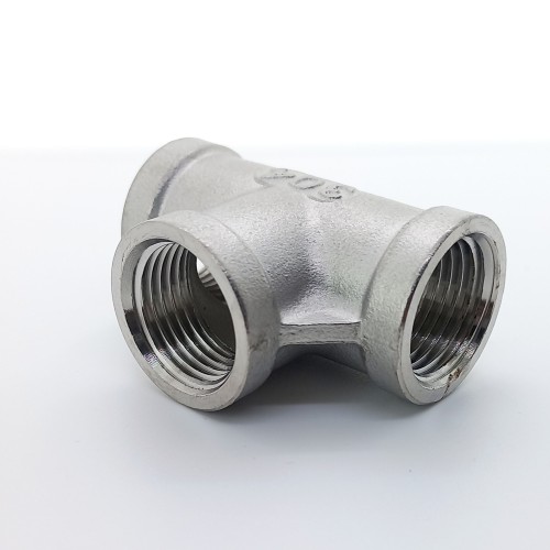 Тройник чугунный переходной оцинкованный ВР (ВН) 25 мм 1/2" ГОСТ 8949-75