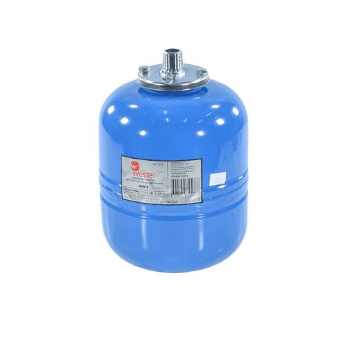 Гидроаккумулятор вертикальный стальной с наружной резьбой Wester WAV 10 бар 1500 л в Санкт-Петербурге