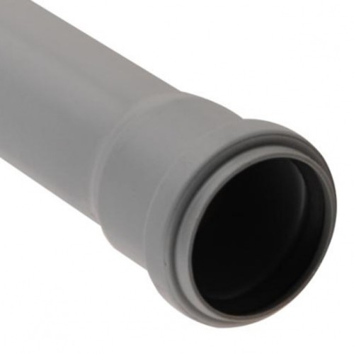 Патрубок канализационный PP-H компенсационный серый Дн 40 б/нап в/к HT HTL Ostendorf в Санкт-Петербурге