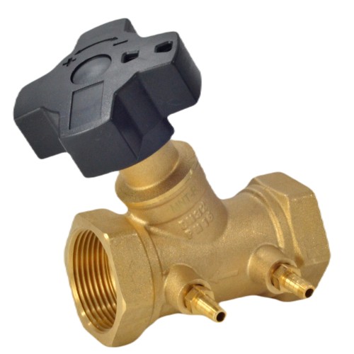 Клапан балансировочный латунный ручной с внутренней резьбой 1,6 МПа MNT-R Ридан 20 мм в Санкт-Петербурге