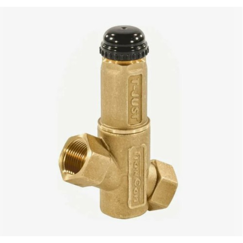 Клапан балансировочный латунный термостатический с внутренней резьбой 1,0 МПа R158A Giacomini 20 мм в Санкт-Петербурге