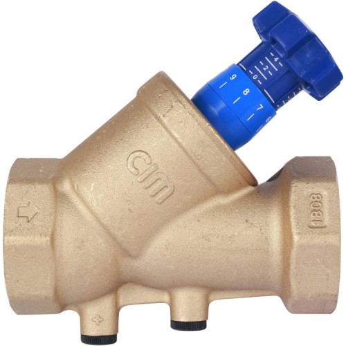 Клапан балансировочный латунный ручной с внутренней резьбой 2,5 МПа BL.220 MVI 32 мм в Санкт-Петербурге