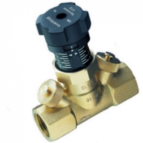 Клапан балансировочный латунный ручной с внутренней резьбой 1,6 МПа Hycocon VTZ Oventrop 25 мм в Санкт-Петербурге