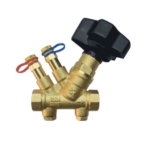 Клапан балансировочный латунный ручной с внутренней резьбой 1,6 МПа MVT-R Ридан 25 мм в Санкт-Петербурге