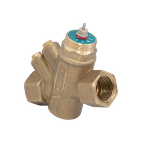 Клапан балансировочный латунный комбинированный с внутренней резьбой 2,5 МПа R206AM Giacomini 20 мм в Санкт-Петербурге