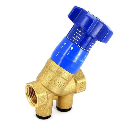 Клапан балансировочный латунный ручной с внутренней резьбой 2,5 МПа CIM 787OT Cimberio 20 мм в Санкт-Петербурге