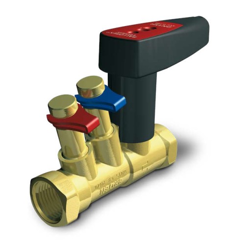 Клапан балансировочный латунный ручной с внутренней резьбой 2,5 МПа Ballorex Venturi FODRV Broen 20 мм в Санкт-Петербурге