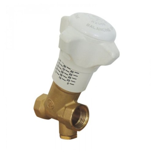 Клапан балансировочный латунный ручной с внутренней резьбой 2,5 МПа R206B-1 Giacomini 15 мм в Санкт-Петербурге