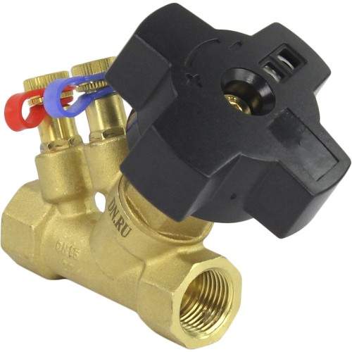 Клапан балансировочный латунный ручной с внутренней резьбой 1,6 МПа MVT-R LF Ридан 20 мм в Санкт-Петербурге