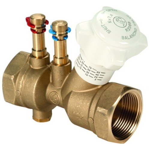 Клапан балансировочный латунный ручной с внутренней резьбой 2,5 МПа R206B Giacomini 32 мм в Санкт-Петербурге