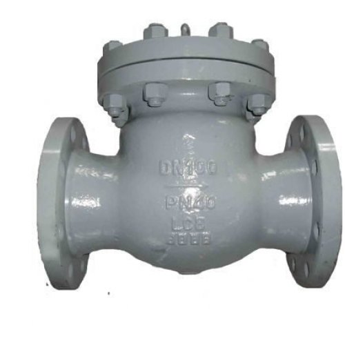 Клапан обратный стальной поворотный фланцевый 4,0 МПа 19с53нж 80 мм в Санкт-Петербурге