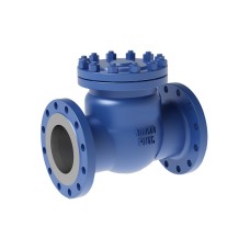 Клапан обратный стальной поворотный фланцевый 2,5 МПа 19лс76нж ЧАЗ 100х350 мм ГОСТ 33423-2015