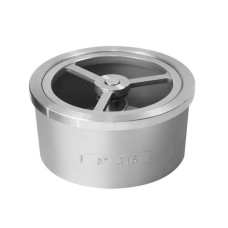 Клапан обратный нержавеющий Y-тип межфланцевый 2,5 МПа D71-H71W ABRA 25х28 мм