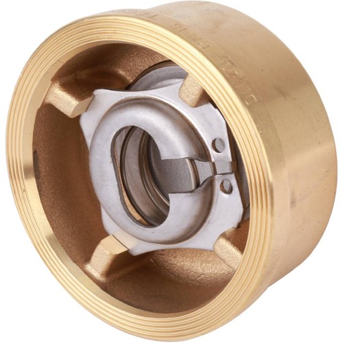 Клапан обратный латунный осевой пружинный межфланцевый 1,6 МПа CA7441 Tecofi 32х28 мм в Санкт-Петербурге