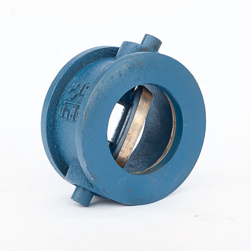 Клапан обратный чугунный поворотный фланцевый 1,6 МПа 19ч01бр КАЗ 80 мм в Санкт-Петербурге