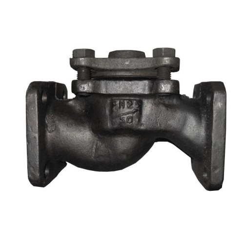 Клапан обратный чугунный Y-тип фланцевый 2,5 МПа 16кч9п 65х290 мм в Санкт-Петербурге