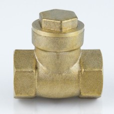 Клапан обратный латунный Y-тип с внутренней резьбой EPDM 1,6 МПа Aquasfera 3004 Aquasfera 15х47 мм