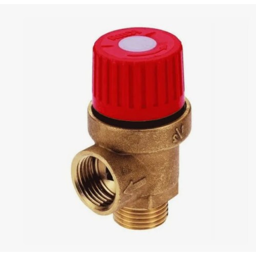 Клапан предохранительный латунный пружинный с внутренней резьбой Prescor Flamco 20 мм 3/4" в Санкт-Петербурге