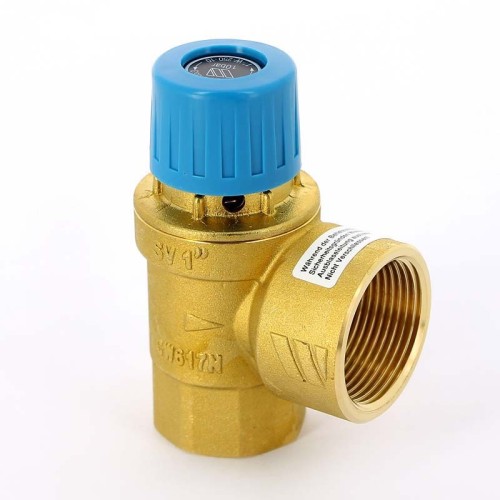 Клапан предохранительный латунный пружинный с внутренней резьбой Prescor B Flamco 15 мм 1/2" в Санкт-Петербурге