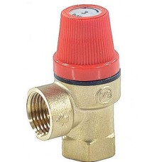 Клапан предохранительный латунный пружинный с внутренней резьбой Prescor TRD Flamco 20 мм 3/4"