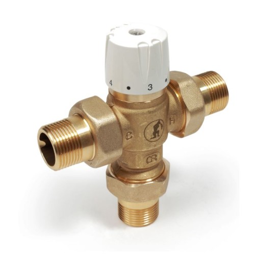 Клапан смесительный латунный термостатический седельный с наружной резьбой 1,0 МПа Giacomini 50х234 мм в Санкт-Петербурге