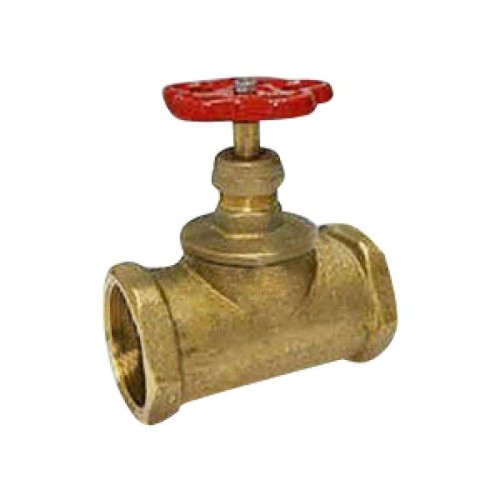 Клапан запорный латунный с внутренней резьбой 1,6 МПа 15б1п БАЗ 15х55 мм в Санкт-Петербурге