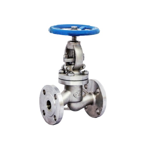 Клапан запорный нержавеющий фланцевый 1,6 МПа 15нж65нж Китай 100х215 мм в Санкт-Петербурге