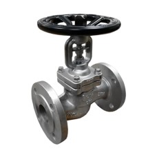 Клапан запорный сильфонный нержавеющий фланцевый 4,0 МПа KV35 Гранвент 80 мм