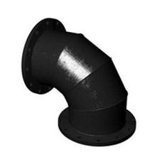 Колено (отвод) раструб-фланец УРФ ВЧШГ с ЦПП Ду-150