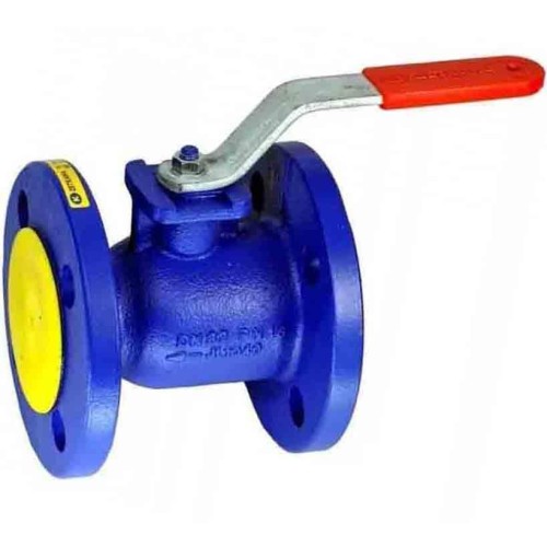 Кран шаровый чугунный фланцевый Ду-80 Ру-16 L=180мм полнопроходной Zetkama 565A в Санкт-Петербурге