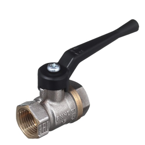 Кран запорный латунный угловой стандартнопроходной с ручкой-бабочкой ВР-американка Ру 40 Pride LD 15 мм 1/2" в Санкт-Петербурге