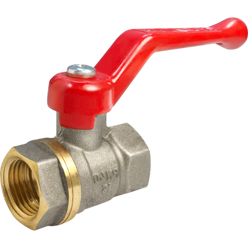 Кран запорный латунный стандартнопроходной с ручкой-рычагом ВР (ВН) Ру 16 ПРАКТИК 120 ГАЛЛОП 15 мм 1/2" в Санкт-Петербурге