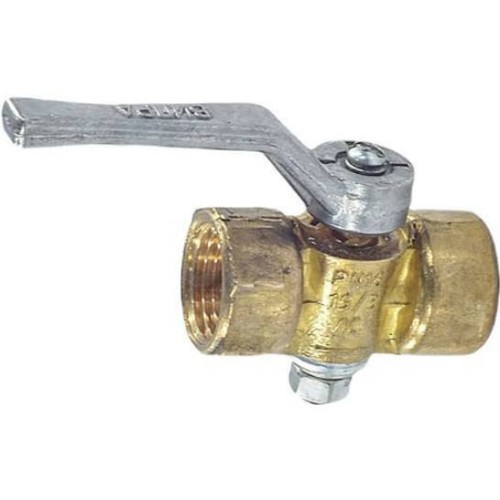 Кран латунный трехходовой стандартнопроходной для манометра без фланца с ручкой ВР (ВН) Ру 16 Icma 158 Icma 15 мм 1/2" в Санкт-Петербурге