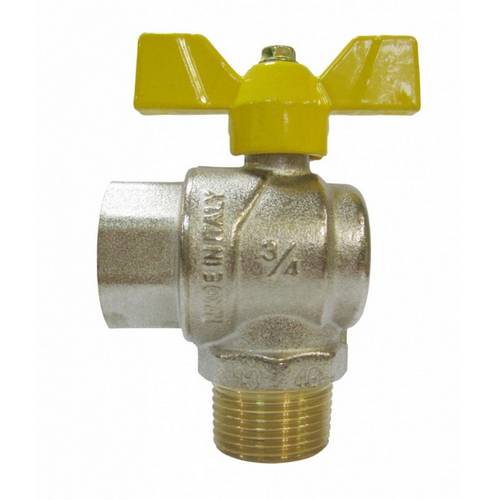 Кран запорный латунный полнопроходной с ручкой-бабочкой ВР-НР Ру 5 R780 Giacomini 15х50 мм 1/2" в Санкт-Петербурге