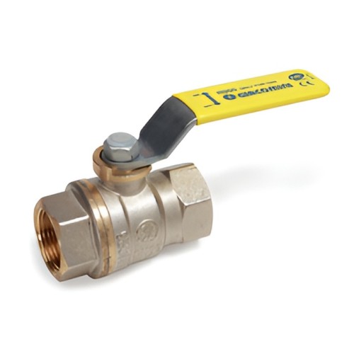 Кран запорный латунный полнопроходной с ручкой-рычагом ВР (ВН) Ру 5 R950 Giacomini 15 мм 1/2" в Санкт-Петербурге
