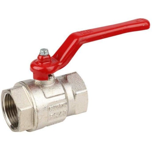 Кран запорный латунный полнопроходной с ручкой-рычагом ВР (ВН) Ру 40 BV.511 MVI 20 мм 3/4" в Санкт-Петербурге