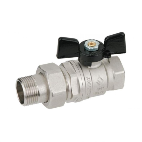 Кран запорный латунный полнопроходной с ручкой-бабочкой ВР (ВН) Ру 40 Pride LD 15 мм 1/2" в Санкт-Петербурге