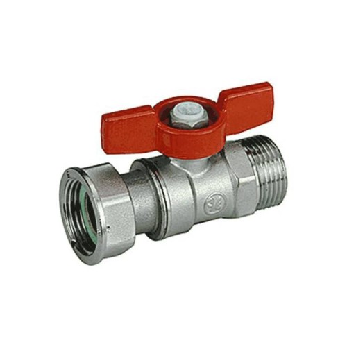 Кран запорный латунный стандартнопроходной с ручкой-бабочкой ВР-накидная гайка Ру 42 R251P Giacomini 15х76 мм 1/2" в Санкт-Петербурге